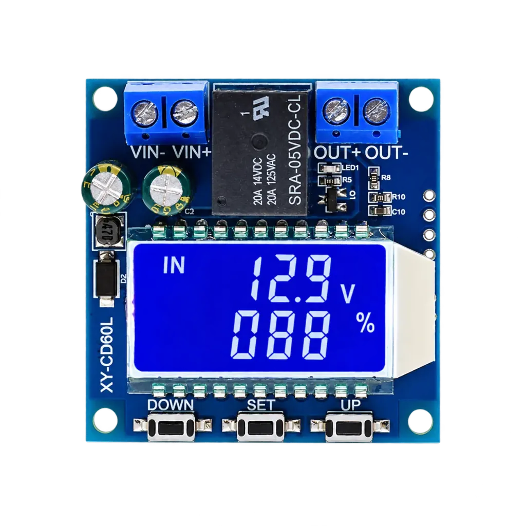 CD60L Solar Battery Charger Controller 12V 24V 48V Charging Discharge Control Module Under voltage Current protector Board