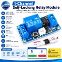 1-Channel Self-Locking Relay Module