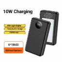 6*18650 20000mAh Power Bank Case DIY Shell Power Bank Battery Holder With Camping lamp (No Battery)
