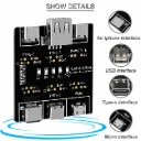 DT3 Data Cable Detection Board Type-C Micro USB C Cable Tester Short Circuit On Off Switching Diagnose Tool