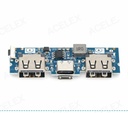 Micro/Type-C USB 5V 2.4A Dual USB 18650 Boost Battery Charger Board Mobile Power Bank Accessories