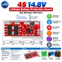 4S 14.8V Lithium Battery Protection Board (15A / 30A Peak)