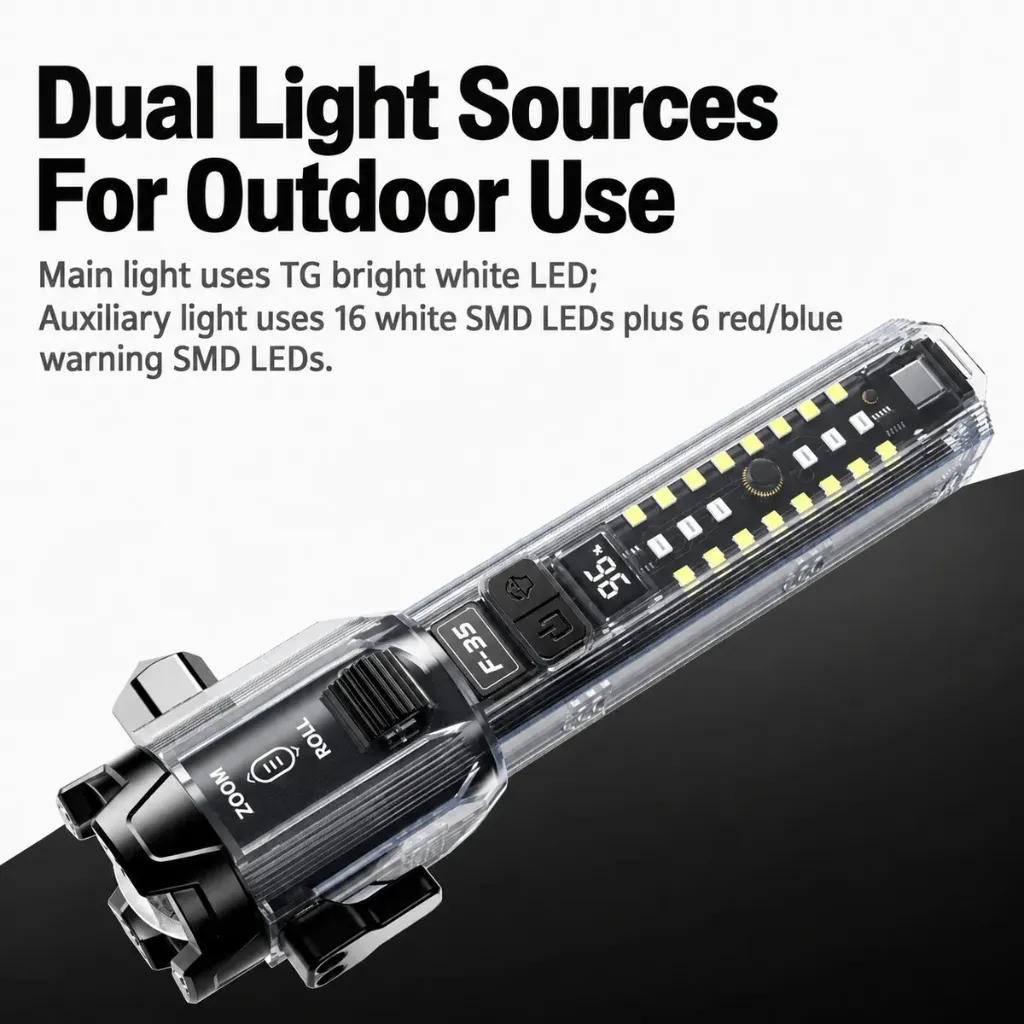 Xuan Dong Pro F-35 Multifunction Emergency Flashlight