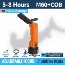 Smiling Shark GZ-5116 Multifunctional Rechargeable Flashlight & Work Light
