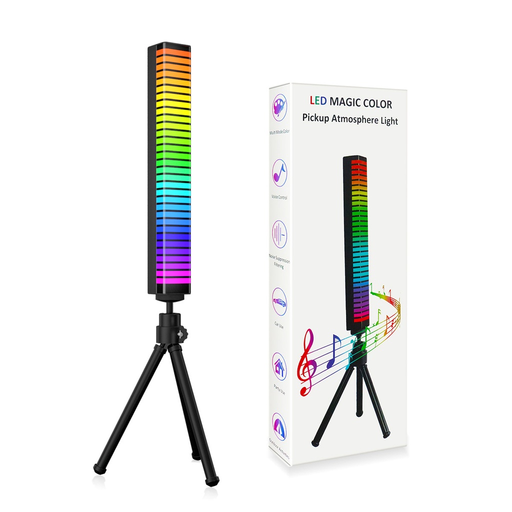 Smart RGB Led Night Light with Bluetooth APP Control Music Rhythm Lights Backlight for Gaming TV Room Decoration