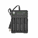 18650 4 Slots AC 110-220V Battery Charger 4.2V Rechargeable Lithium Battery Charger