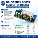 DC-DC Input 5-30V Output 0.5-30V 4A 60W automatic buck-boost power supply module constant current buck-boost low ripple high conversion efficiency