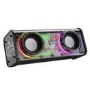 V8 10W 1800mAh Wireless Stereo Speaker TWS Transparent Mecha Stereo BT 5.0 Colorful Light
