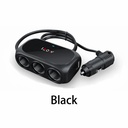 Universal 12V 24V 120W 3 Way Multi Socket Charger Splitter 2 USB Ports with 10A Car power adapter