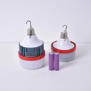 Retractable 18650 rechargeable LED light bulb mobile night market light