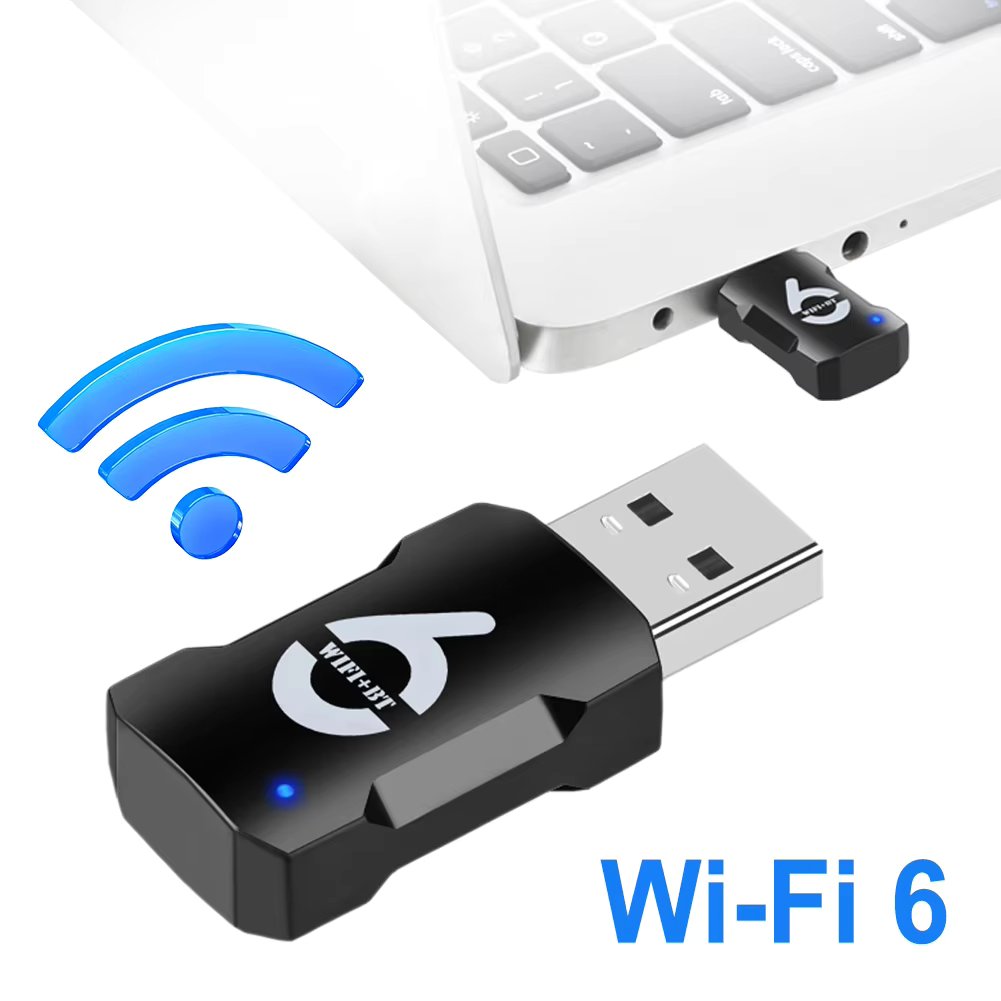 900Mbps USB WiFi Bluetooth Adapter 2 in 1 USB Dongle 2.4Gbps 5Gbps Dual Band USB Wi-Fi Network Card Wireless Receiver
