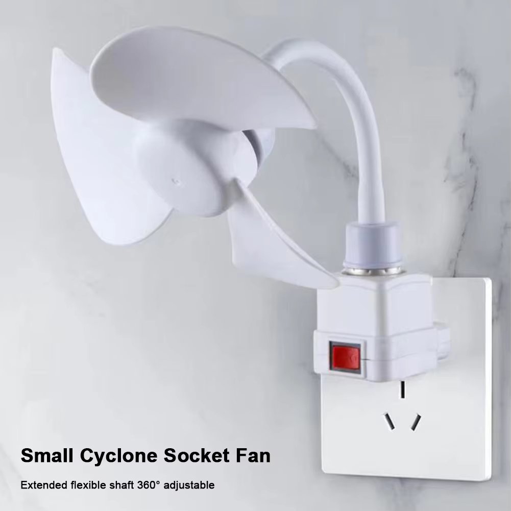 Small Socket E27 Screw-in Ceiling Fan 5.5 Inch Mini Ceiling Fan with E27 socket holder
