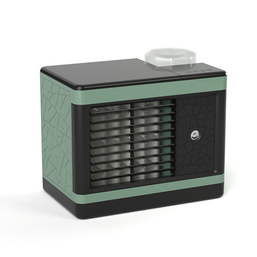 Mini air cooler office desktop portable humidification spray air cooler home office air cooling fan
