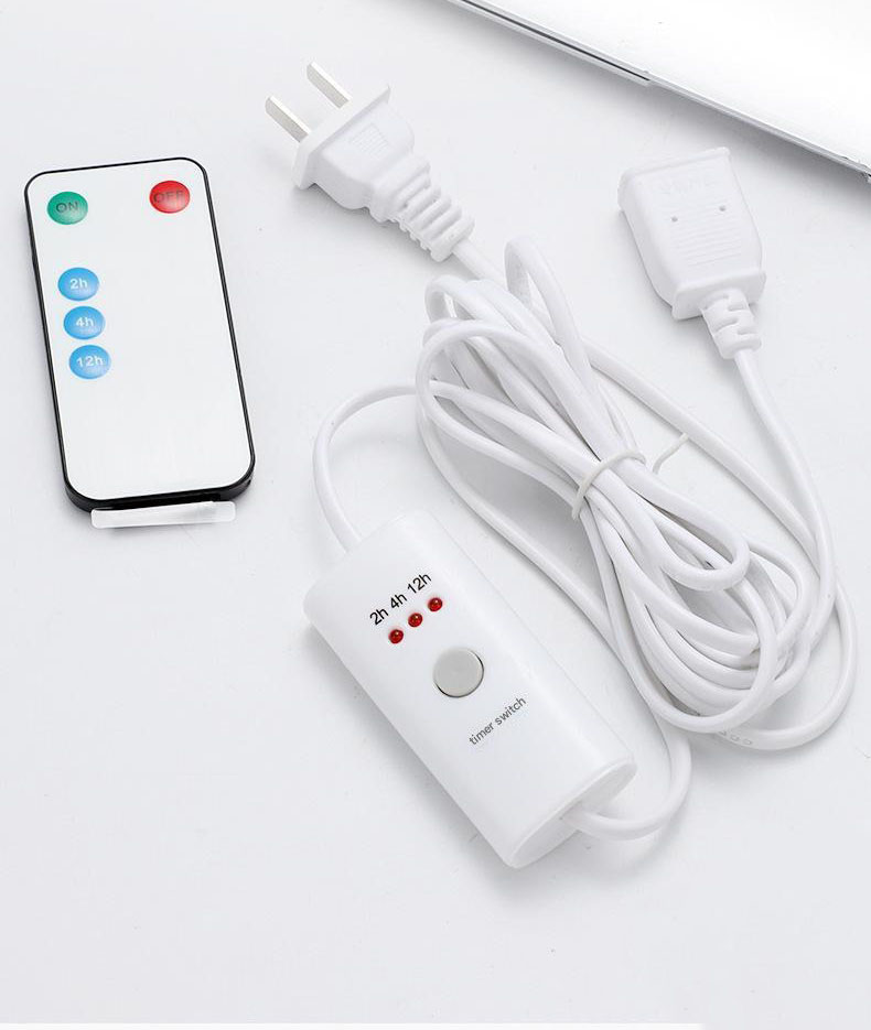 Remote control timer extension cord