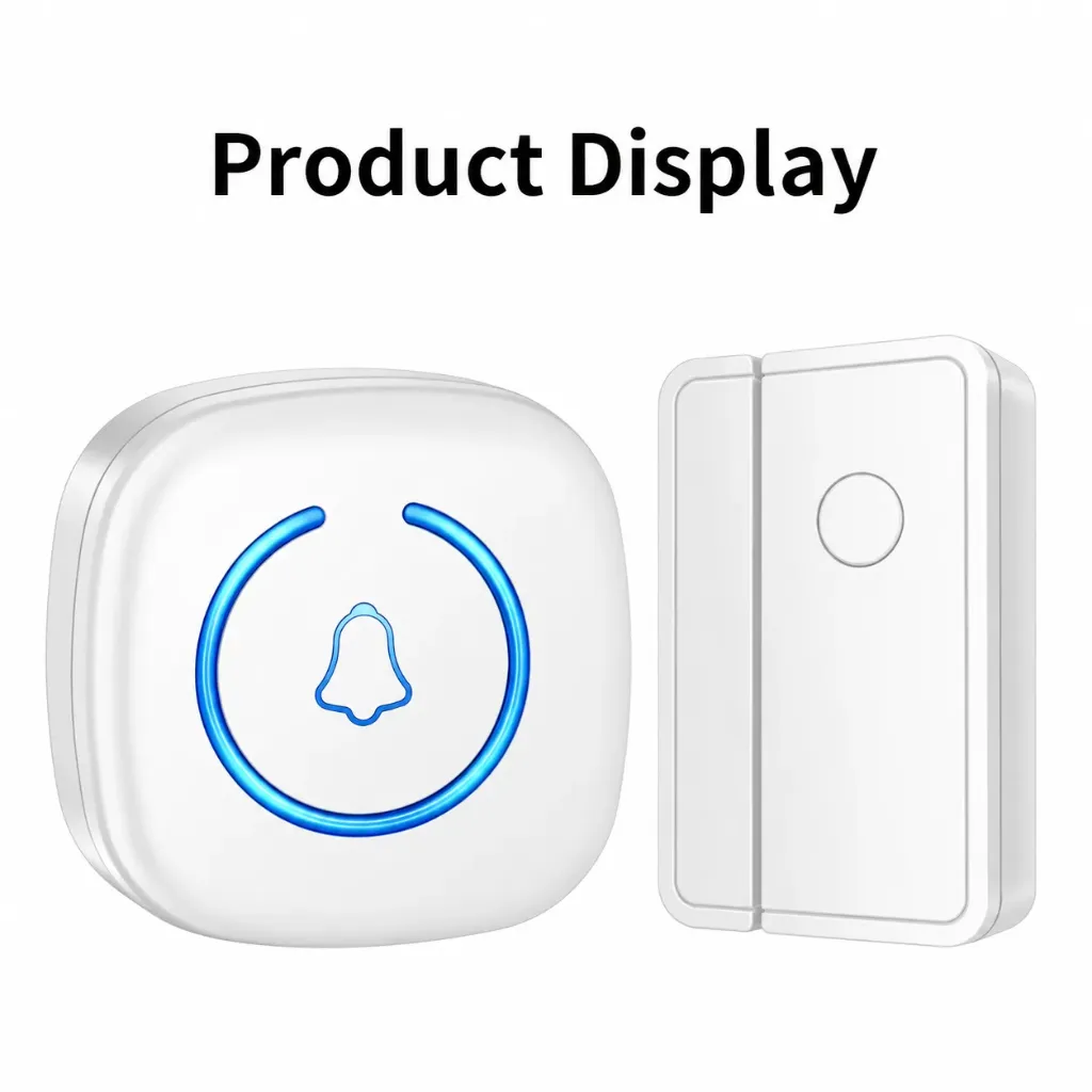 Split type Door And Window Sensor Wireless Door Magnet Sensor 60 Songs Home Protection Security Anti-Theft Alarm Volume Reminder