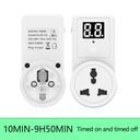 Multi-purpose timer socket 220V 10A 1 digit 2 digit timing socket AL09-2D