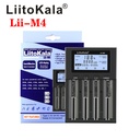 LiitoKala Lii-M4 Rechargeable Battery Charger 3.7V 18650 26650 21700 18500 Lithium-ion 1.2V Ni-MH AA Test Capacity