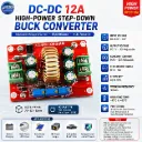 DC-DC 12A 150W Adjustable Step Down Buck Converter 4.5-32V to 1-30V Constant Voltage Current Step Down Power Module