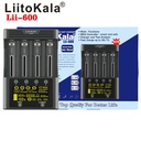 LiitoKala Lii-600 LCD Lithium Battery Charger 3.7V and NiMH 1.2V Battery Suitable for 18650 26650 21700 26700 16340 18350 AA AAA