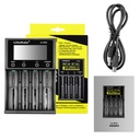 LiitoKala Lii-M4S 18650 LCD Display Smart Charger Test Capacity Suitable For 3.7V 26650 18350 21700 18500 1.2V AA AAA 4 Slots
