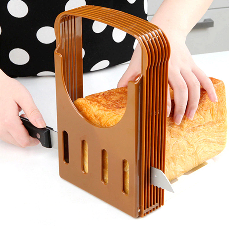 Toast bread slicer Bread slice rack