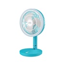 Winning star 8-inch three-blade 18650 Rechargeable Type-C/USB small easy-to-carry high-speed desktop electric fan (ESS Gadgets)