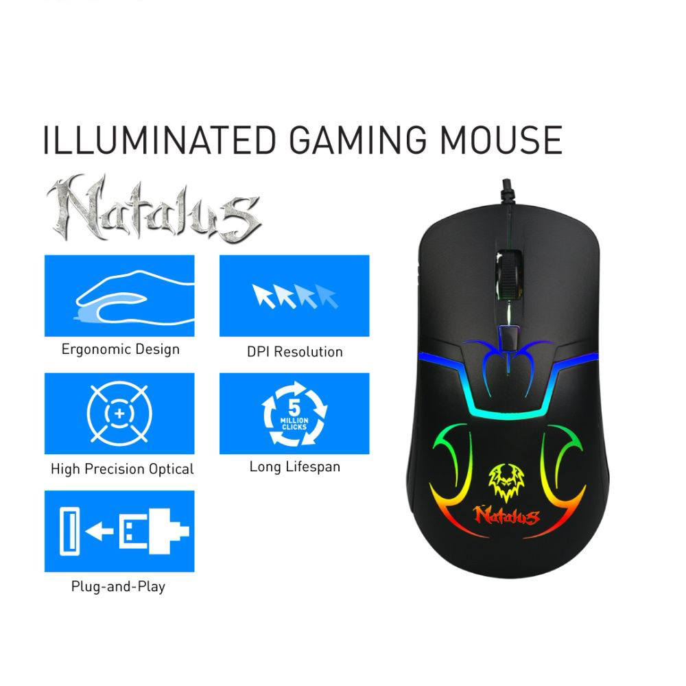 Prolink PMG9006 NATALUS Illuminated Gaming Mouse