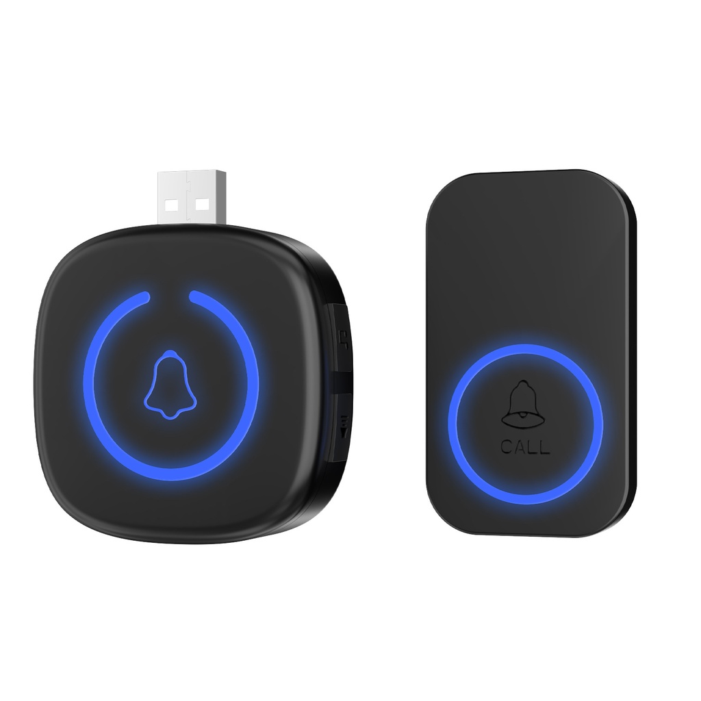 Smart USB Home Doorbell Wireless Security Outdoor USB Door Bell 60 Songs 5 Volume Adjustable Chime Kit