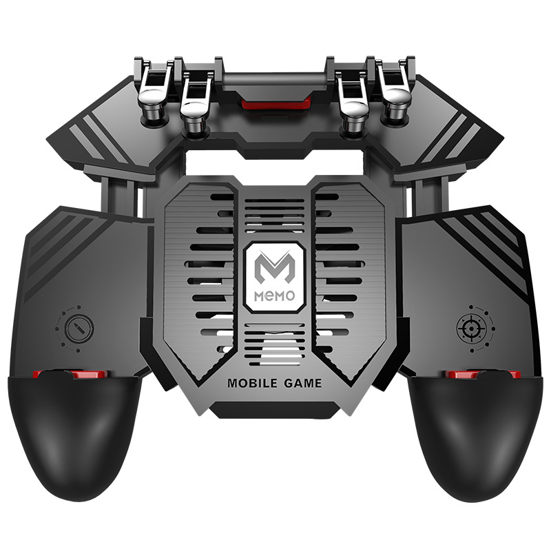 MEMO AK77 Game Trigger Phone Cooler Fan Game Controller Pubg Controller Mobile Trigger Shooter Joystick with Fan