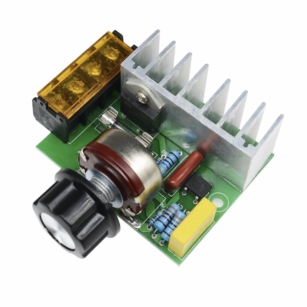 4000W AC 0-220V SCR Electric Voltage Regulator Motor Speed Controller Dimmers Dimming Speed With Temperature Insurance