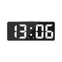 Multifunctional LED dual alarm clock with temperature and date display
