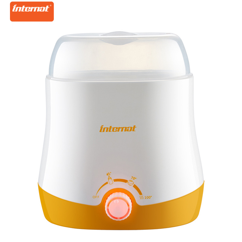Double bottle milk adjustment constant temperature milk heating supplementary food multi-functional warm milk steam sterilizer