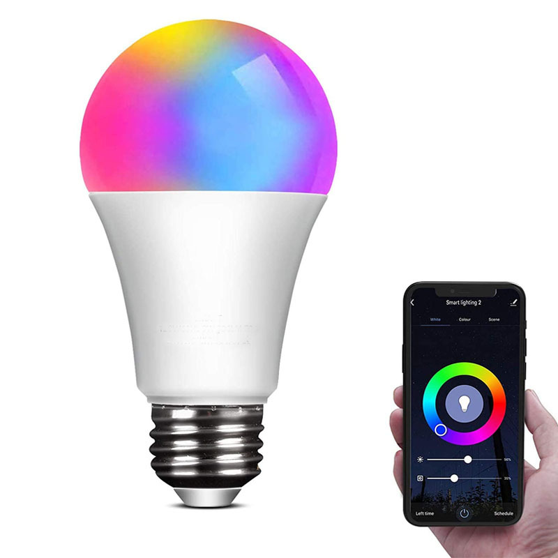 Tuya smart wifi & Bluetooth LED light bulb voice APP remote control RGBCW bulb Alexa