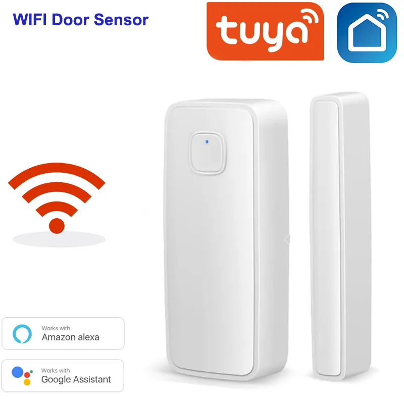 Tuya smart WiFi door magnetic alarm supports speaker WIFI door alarm