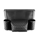 Car leather seat storage bag central control seat back bag car multi-function storage bag