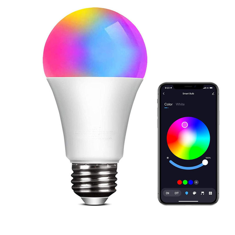 Tuya Bluetooth Smart LED Bulb Magic Lamp Colourful RGB RGBW RGBWW 9W E27 LED Lamp