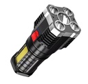 Five-core flashlight USB rechargeable ultra-bright outdoor multi-functional led long-range light