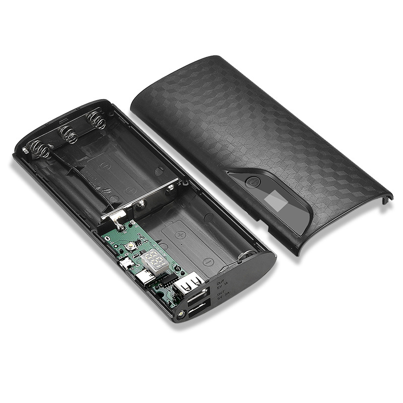 5-cell mobile power shell kit digital display 18650 battery box power bank DIY kit