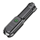 Flashlight Telescopic Zoom Strong Light Flashlight USB Charging Small Portable Spotlight Long-Range Flood Outdoor Lighting Lamp