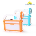 Solar portable lamp multifunctional rechargeable outdoor portable working lamp