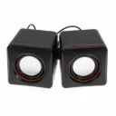 Mini Universal Computer Speakers 2 Pcs USB Power Computer Speaker Stereo 3.5mm Plug For Desktop PC Laptop Wired Bass Sound