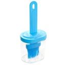 High temperature resistant silicone oil bottle brush one-piece with cover and bottle barbecue baking brush