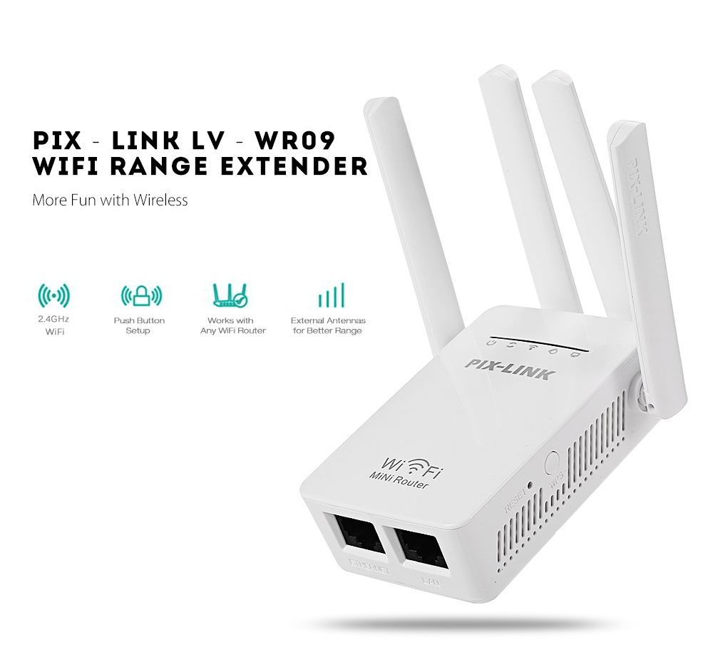 Pix-Link WR09 network wifi repeater 300M wifi router