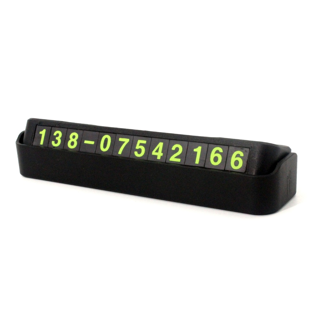 Car Temporary Parking Card Phone Number Card Plate Telephone Number Car Park Cards Parking Assistance