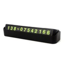 Car Temporary Parking Card Phone Number Card Plate Telephone Number Car Park Cards Parking Assistance