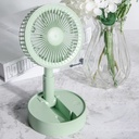 USB charging folding small fan portable outdoor mini creative desktop office telescopic fan