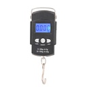 50kg/110lb-10g Digital Fish Scale Electronic Scale Portable Express Luggage Weight Hanging Scale with 1m Measuring Tape
