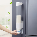 Household disposable cup holder punch-free wall-mounted cup rack