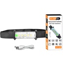 5LED built-in battery USB rechargeable headlight