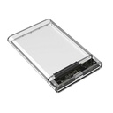 USB 3.0 Transparent 2.5inch Hard Drive Enclosure SATA Serial Port SSD HDD  Plug and Play for Notebook Computer